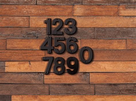 metal house numbers home depot|5 inch metal house numbers.